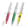 Plastic Promotional Syringe Highlighter